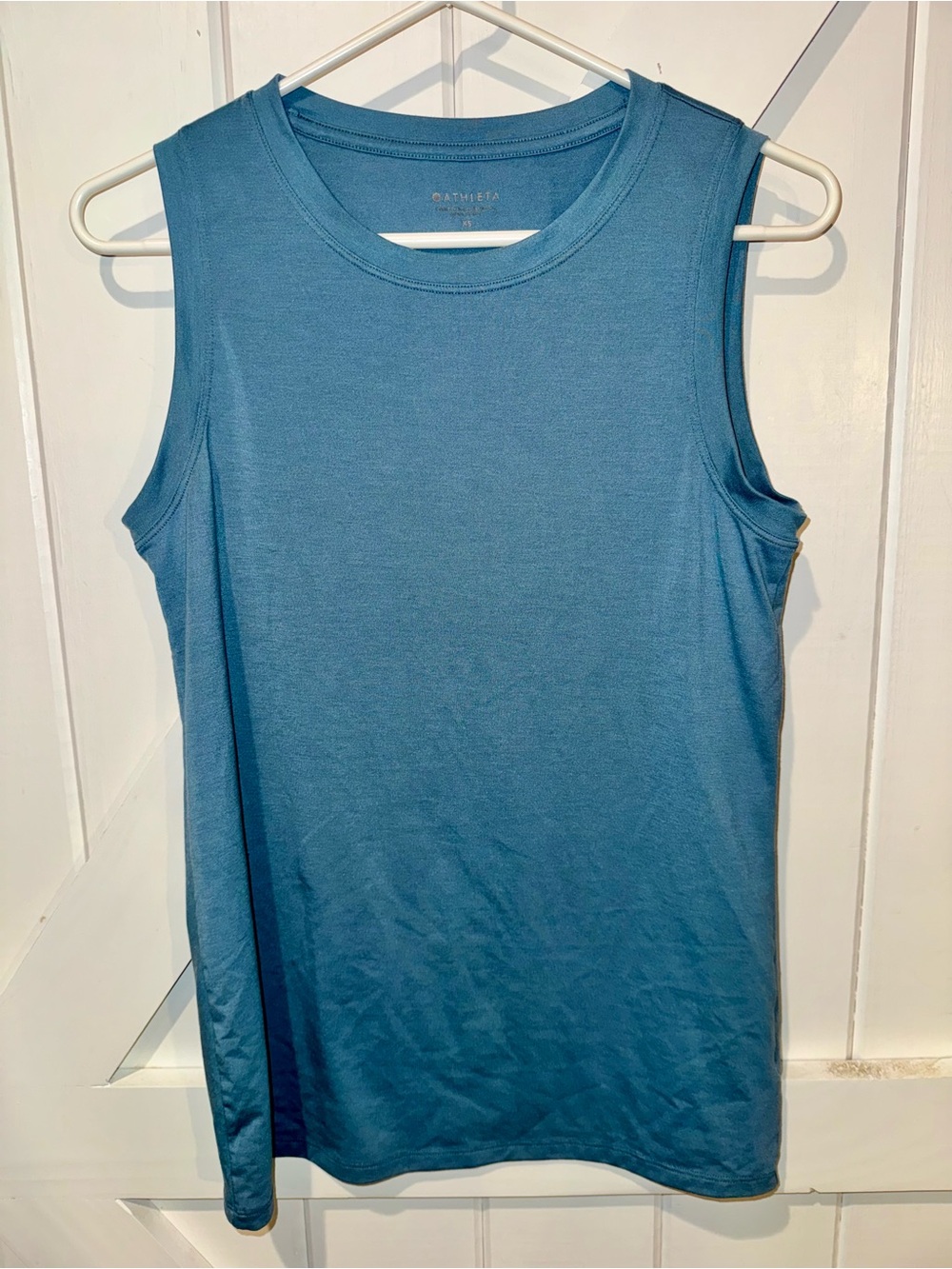 Athleta Sleeveless Workout Tank Top Blue XS Athletic Activewear
